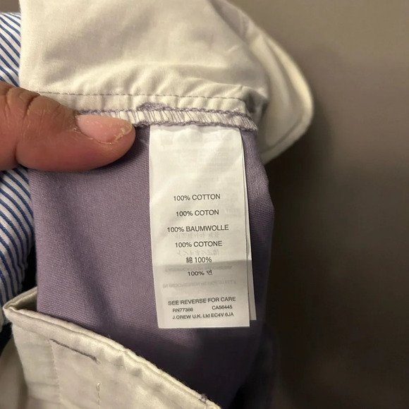 J Crew shorts - light muted purple classic chino - Picture 7 of 8